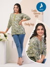 Lady Queen 2 By Kaya Summer Special Printed Ladies Short Top Wholesale Online
